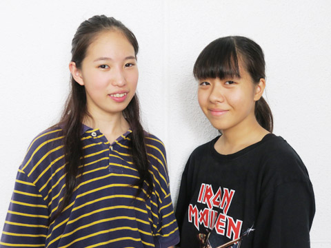 (左から)S.Sさん、Y.Mさん