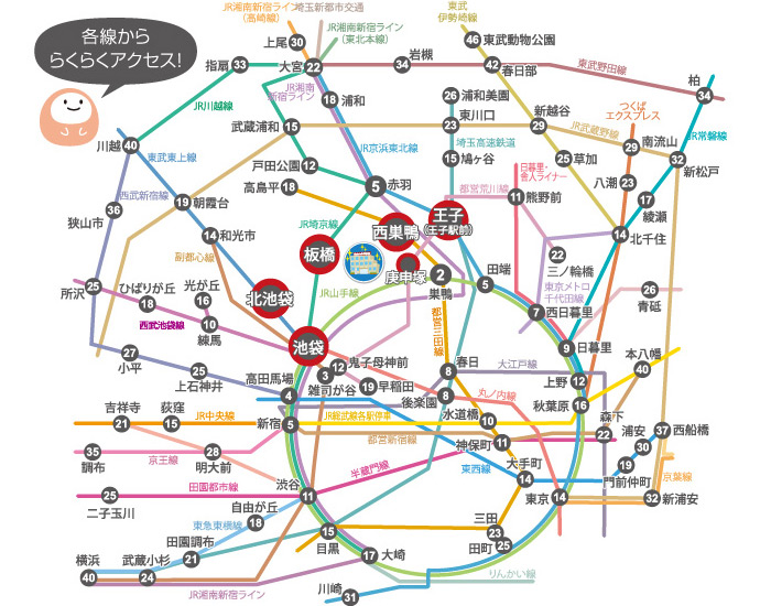 通学路線マップ