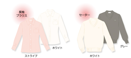長袖ブラウス セーター