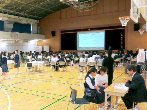 説明会のようす