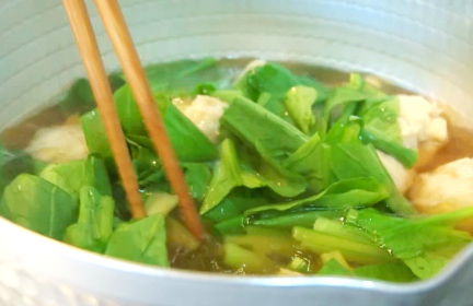 れんこん団子の生姜スープ作り方4