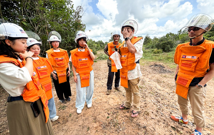 カンボジア研修の様子
