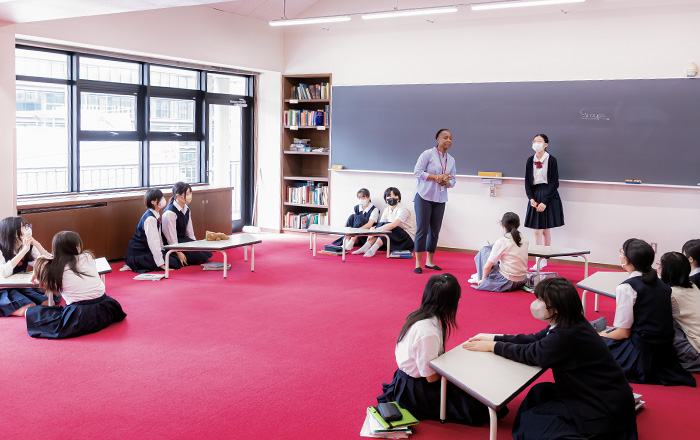 少人数分割クラスでの授業の様子