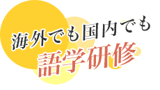 海外でも国内でも語学研修