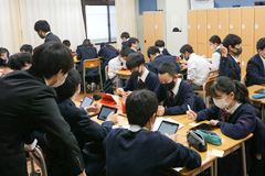 駒込中学校・高等学校 授業の様子
