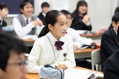 八王子学園八王子中学校・高等学校 授業の様子