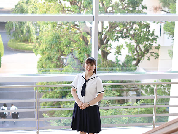 家政に来て、本当によかった。先生とも話しやすくて、人間関係も視野も大きく広がりました。自分の大切にしたいことも見えてきました。