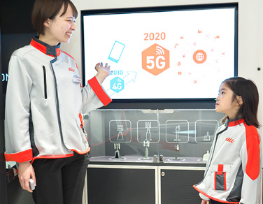 「通信会社」パビリオン