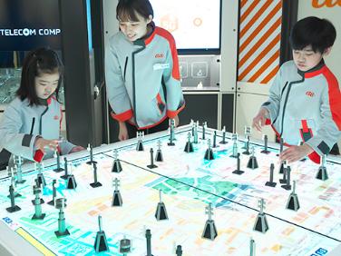 「通信エリア設計士」の体験の様子