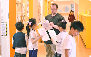 外国人教師のかける言葉はいつも肯定的