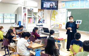 ハイブリッド型授業で安心の感染症対策