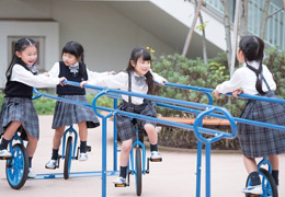 遊学タイム「一輪車で遊ぼう」