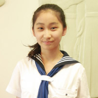 安田さん 中学3年生