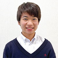 長島 成くん中学2年生