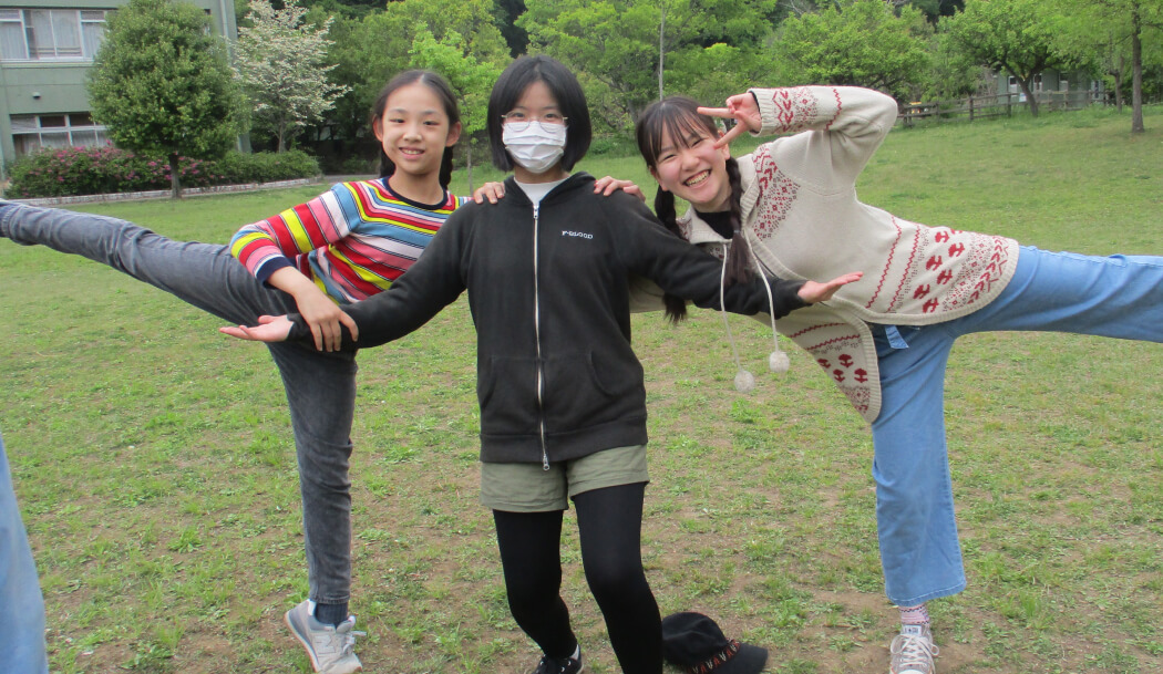 イングリッシュキャンプでのS.Y.さんとK.Y.さん