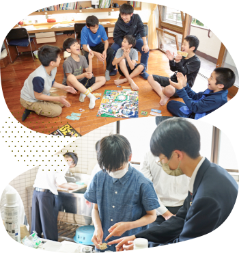男子寮生活