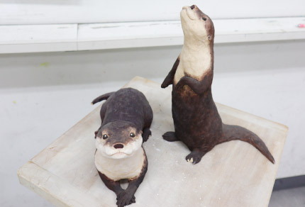 彫刻専攻卒業生の作品