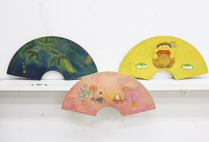 日本画専攻卒業生の作品