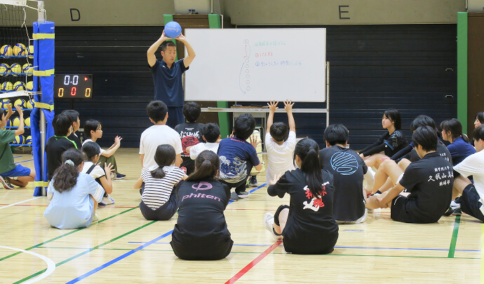 トスのイメージトレーニング