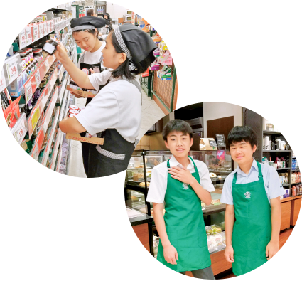 職場体験（棚卸・コーヒーショップ）