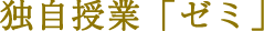 独自授業「ゼミ」