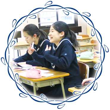 後輩を指導する高3生のKさん 後輩を指導する高3生のKさん