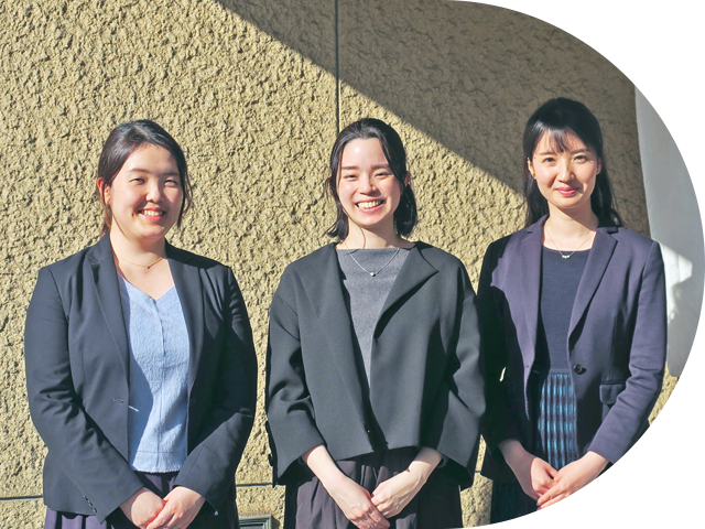 半田先生、松本先生、小林先生 半田先生、松本先生、小林先生