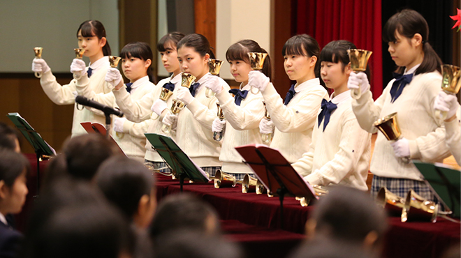 ハンドベル部奉仕