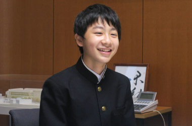 中学3年生 江尻悠人くん(一般生)