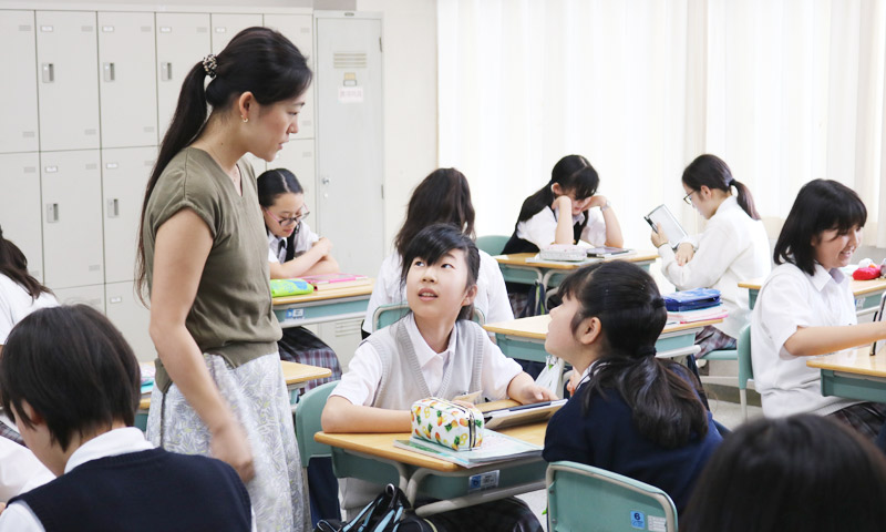 東京女子学園中学校・高等学校の授業のようす08