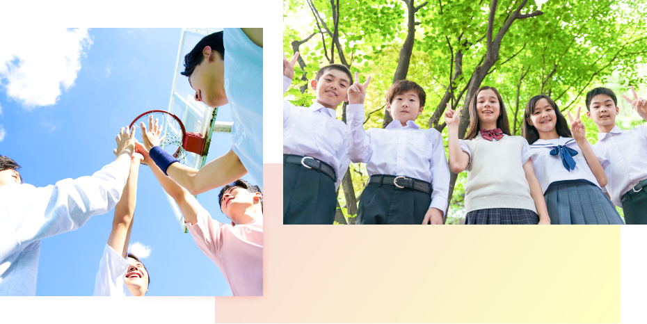 切磋琢磨する子どもたち