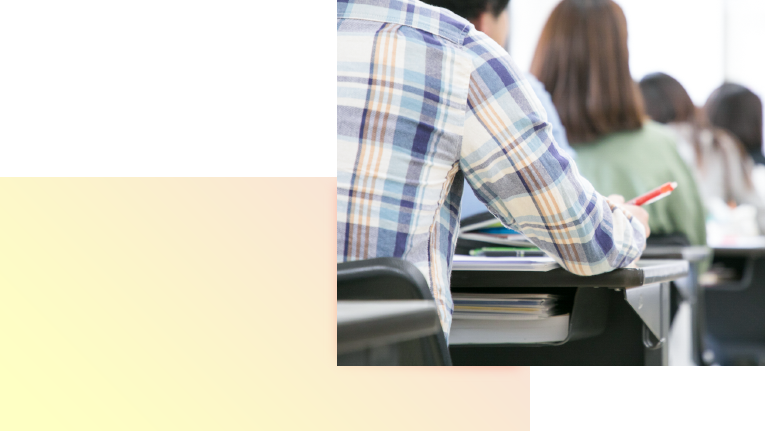 模試に参加するようす