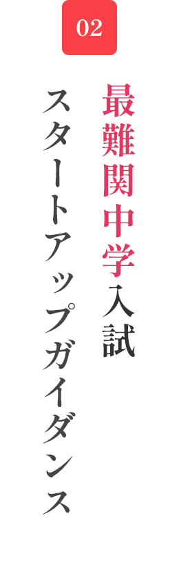 最難関中学入試スタートアップガイダンス