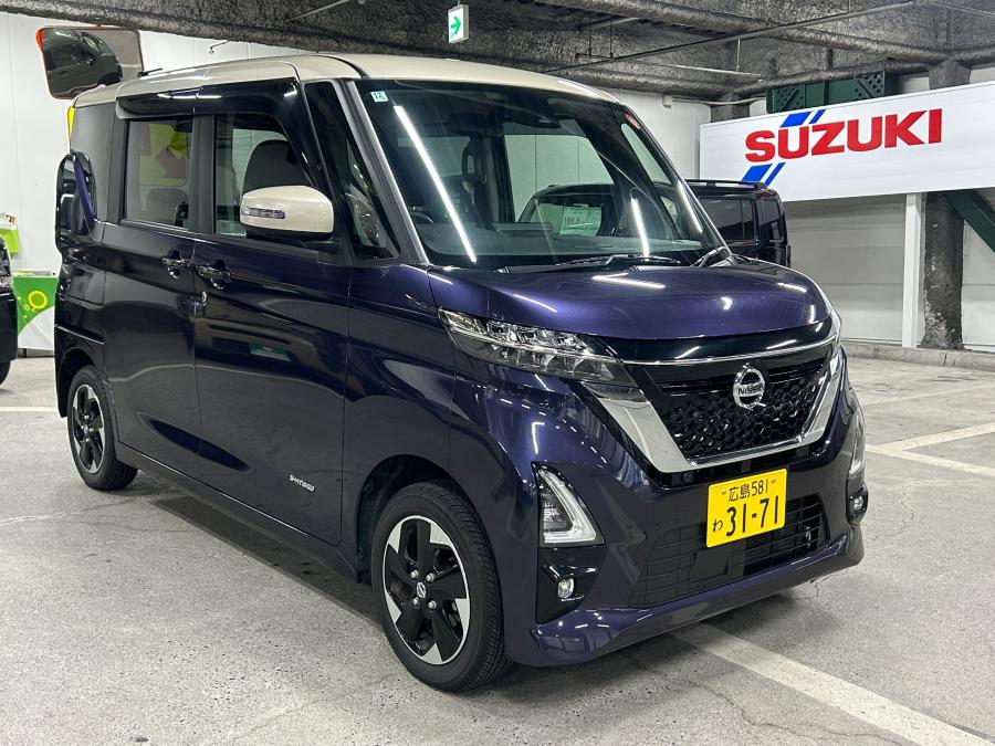 ルークスハイウェイスターX 4WD【3171】パープル・ナビ・バックカメラ・ETC