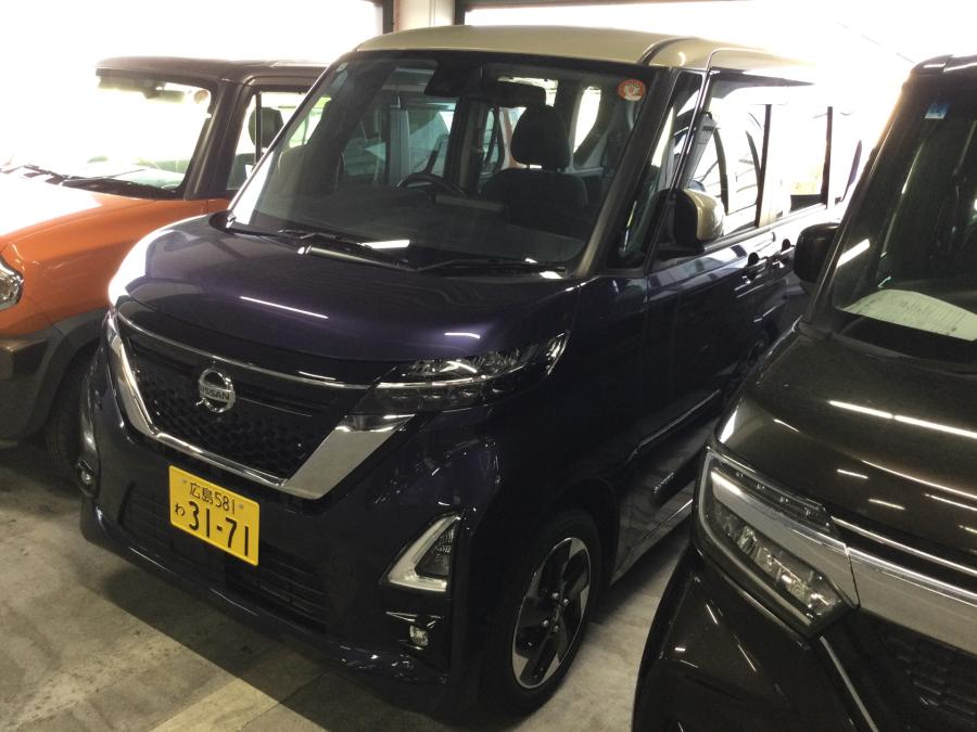 ルークスハイウェイスターX 4WD【3171】パープル・ナビ・バックカメラ・ETC