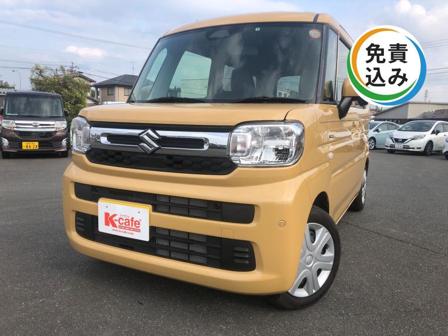スペーシア【9334】イエロー　※月間2,000km以上の走行時+5,000円（免責補償込み）