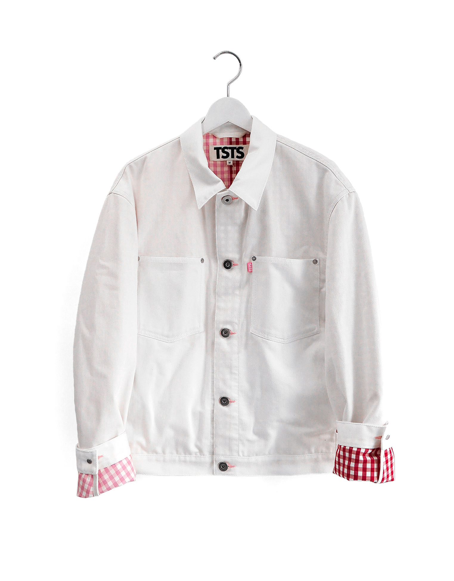 【TSTS】2 GINGHAM LINING DENIM JACKET TSTS 2 GINGHAM LINING DENIM JACKET INDIGO BLUE - Mens