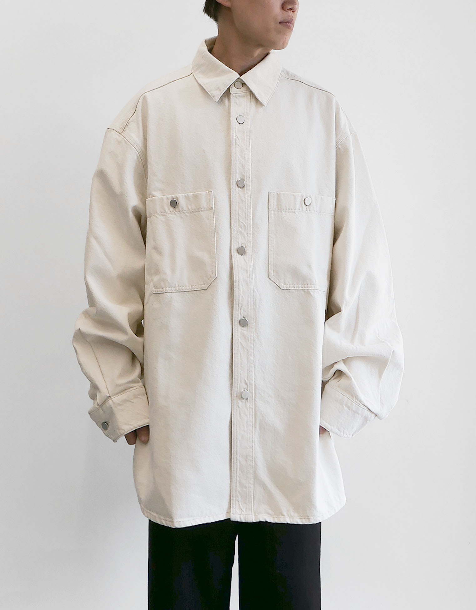 HED MAYNER 23SSデニム オーバー シャツ カバーオール HED MAYNER DENIM OVERSHIRT | ragazzo cultura