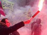 仏国鉄スト、政府改革案に抗議