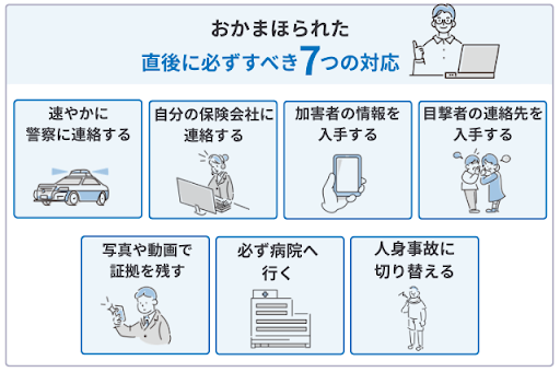 おかまほられた直後に必ずすべき対応7つ