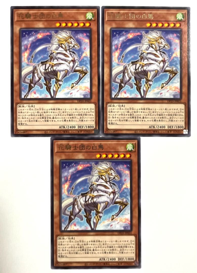 花騎士団の白馬