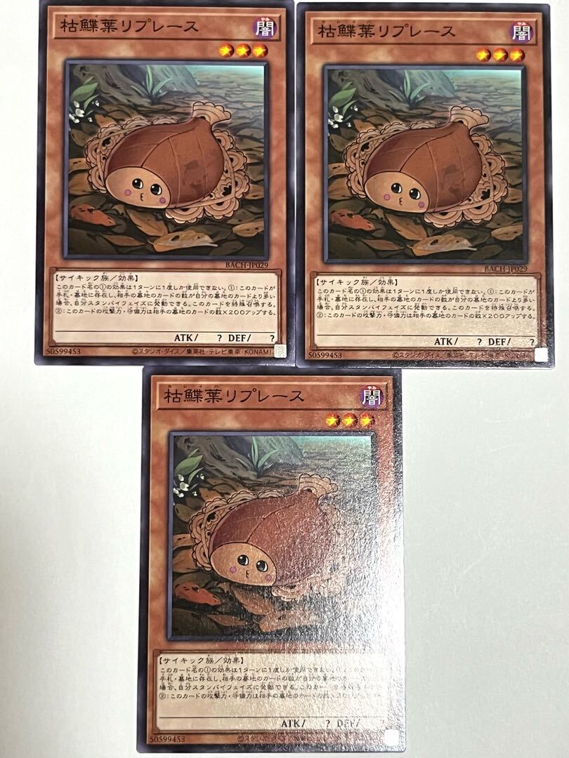 枯鰈葉リプレース