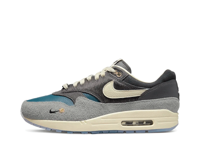 カシナ × ナイキ エアマックス 1 "オシドリ" パーティクルグレー/ダークティールグリーン