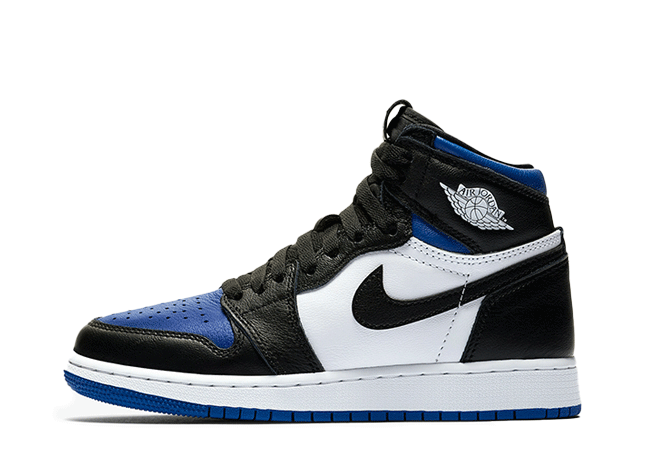 Nike Air Jordan 1 Retro High Og "Royal Toe" Black/White-Game Royal-Black