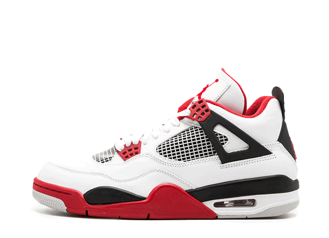 Nike Air Jordan 4 Retro Og "Fire Red" White/Black-Tech Grey-Fire Red