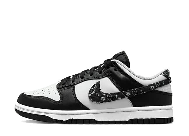 Nike Wmns Dunk Low Ess Paisley "Black/White"