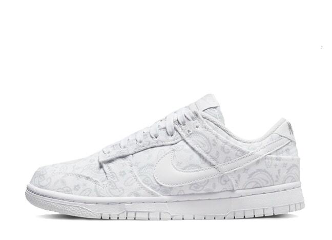 Nike Dunk Wmns Low Ess "White Paisley" White/Grey Fog-White