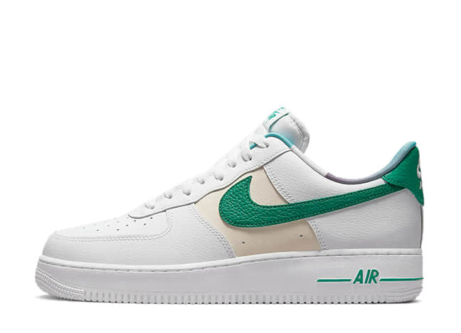 ナイキ エアフォース 1 '07 Lv8 Emb "エンベデッド" ホワイト/マラカイト/パールホワイト