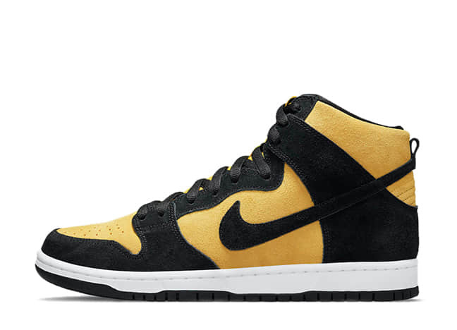 ナイキ SB ダンク ハイ プロ "リバース アイオワ" バーシティ メイズ/ブラック