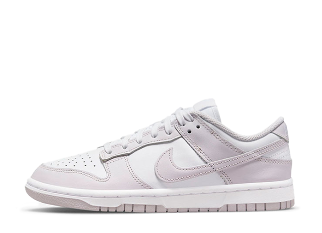 ナイキ ウィメンズ ダンク ロー "ライト バイオレット" ホワイト/ライト バイオレット